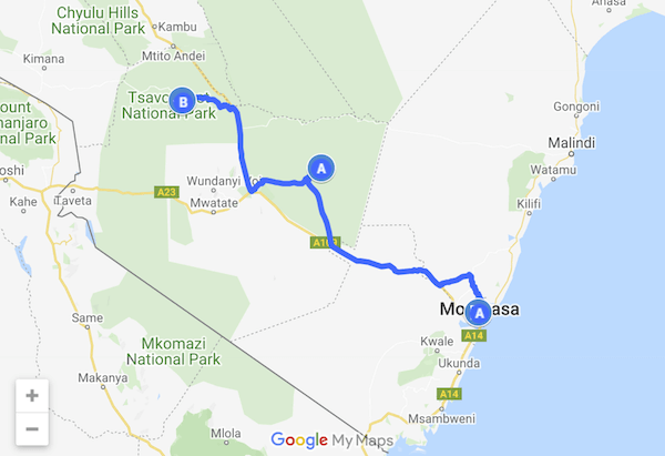 2 Days Tsavo East Group safari