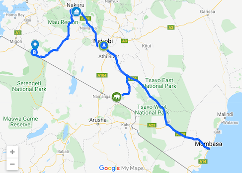 6 Day Nairobi Mara Amboseli Nakuru Diani