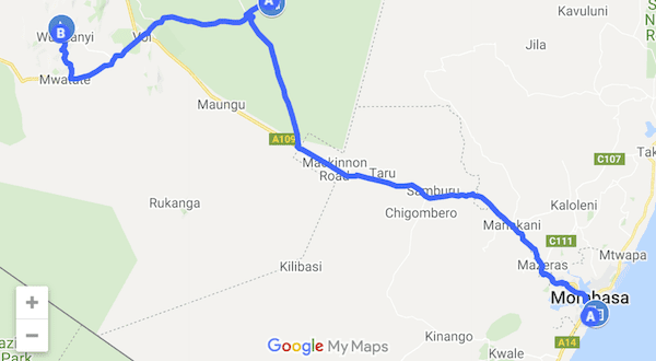 Diani Tsavo East Taita Hills