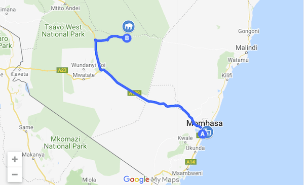 Diani beach tsaovo east