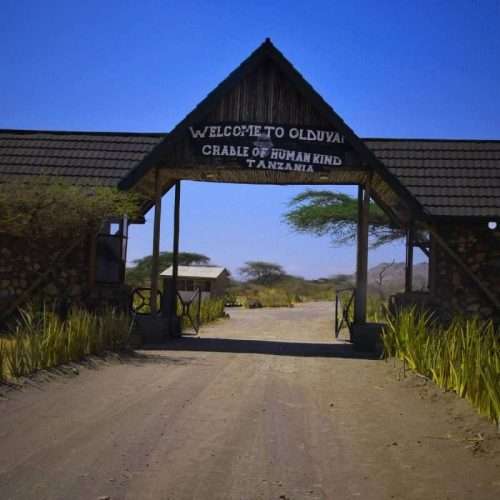 Olduvai Gorge Tanzania entrance