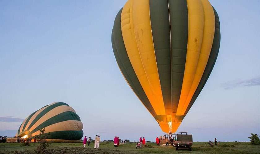 Masai Mara hot air balloon safari book Masai mara Kenya safari packages with Africa Kenya Safaris 3