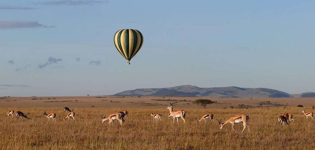 Masai Mara hot air balloon safari book Masai mara Kenya safari packages with Africa Kenya Safaris