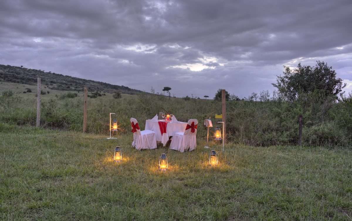 Sarova Mara Game Camp Tent side dining 3 scaled