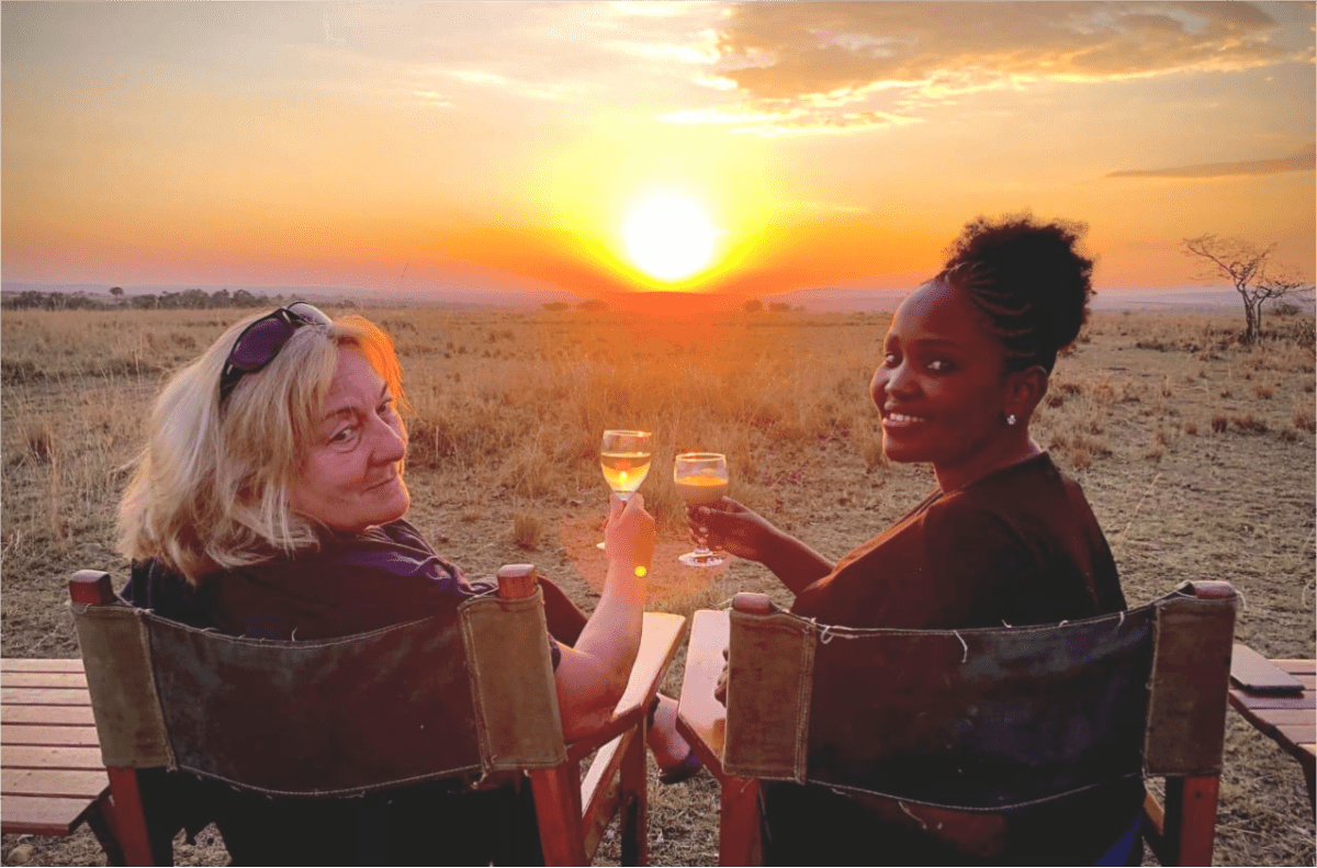Sundowner Matira Camp Masai Mara Africa Kenya Safaris