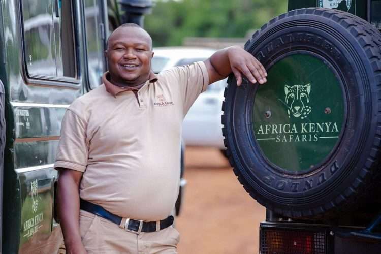Evanson Kamau Safari guide at Africa Kenya Safaris