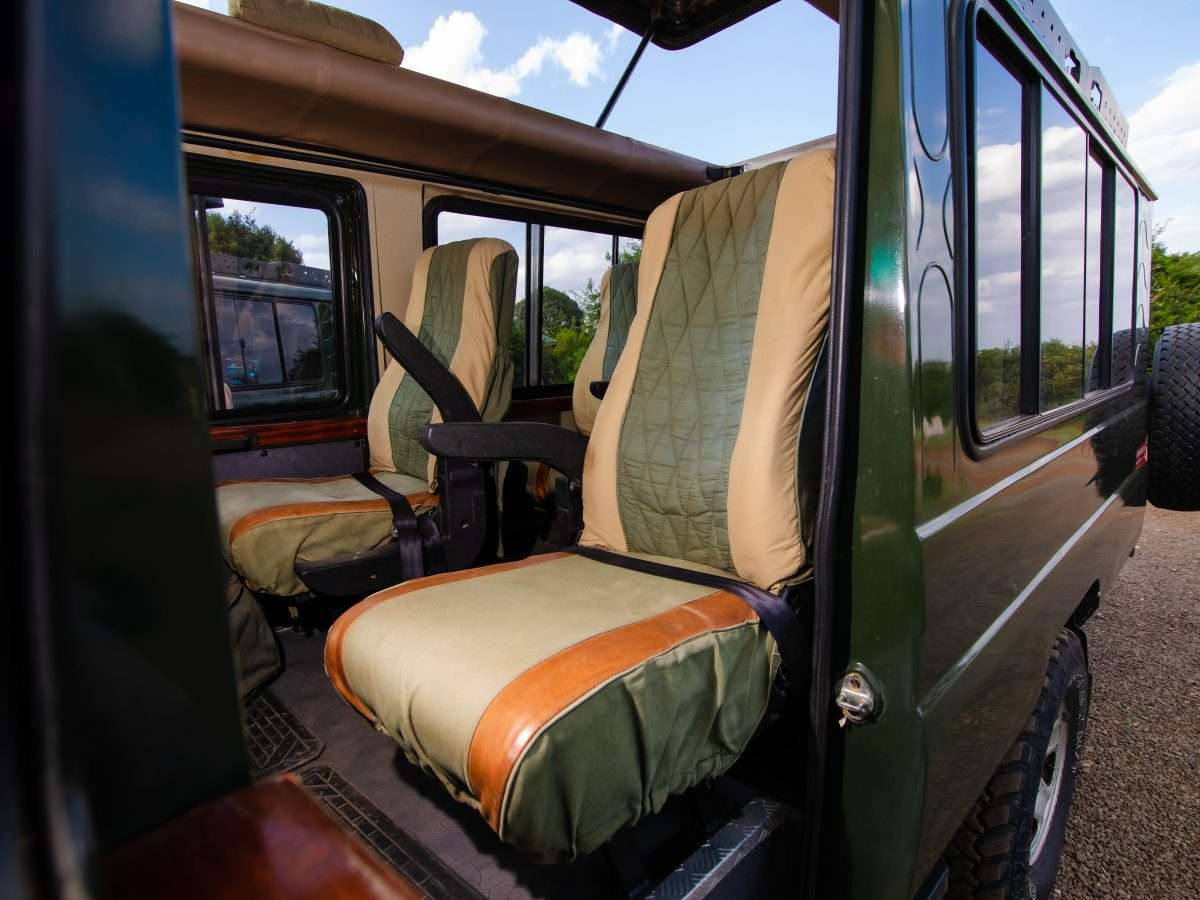 4x4 safari landcruiser jeep interior Kenya safari tour packages by Africa Kenya Safaris scaled